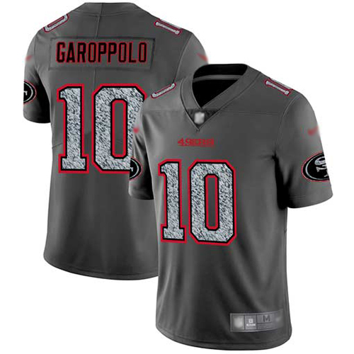 San Francisco 49ers Limited Gray Men #10 Jimmy Garoppolo NFL Jersey Static Fashion->san francisco 49ers->NFL Jersey